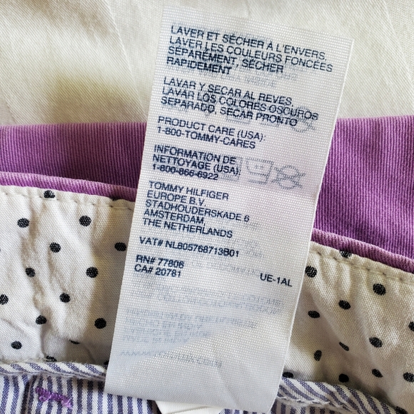 Tommy Hilfiger Purple Shorts - Size 6 - Picture 11 of 12